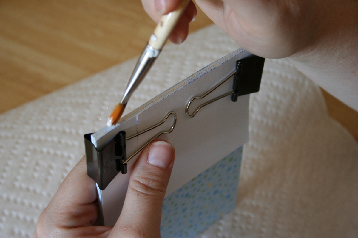 How to assemble and make your own notepads using your own DIY padding  compound