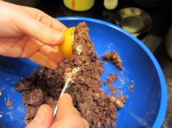 Easter egg cake balls