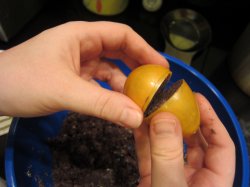 Easter egg cake balls