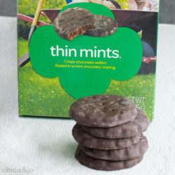 Girl Scout cookie cupcake recipe - Thin Mints | Chica and Jo