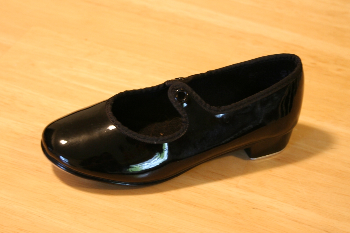 tap shoe laces black