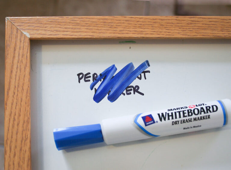 How to remove permanent marker from a dry erase board Chica and Jo