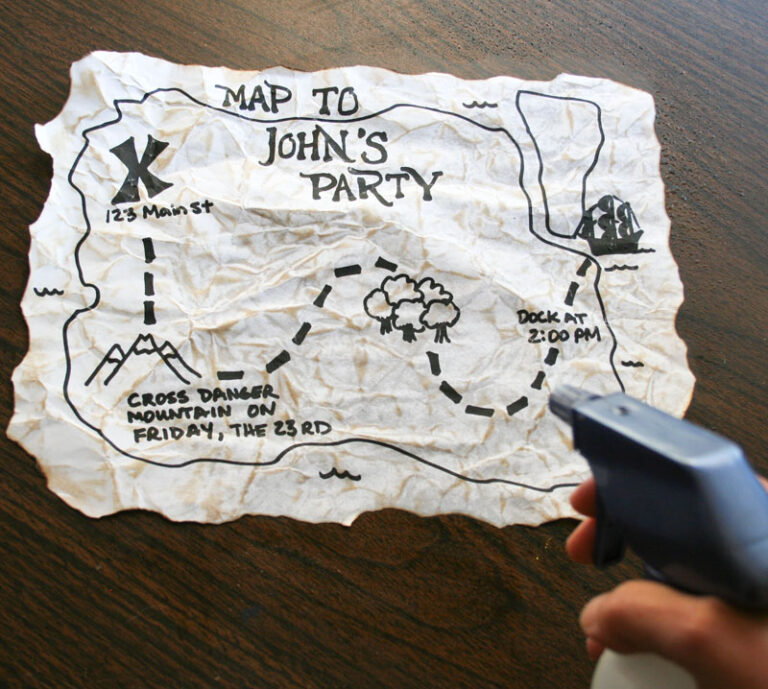 Pirate Map Party Invitation 07 768x689 