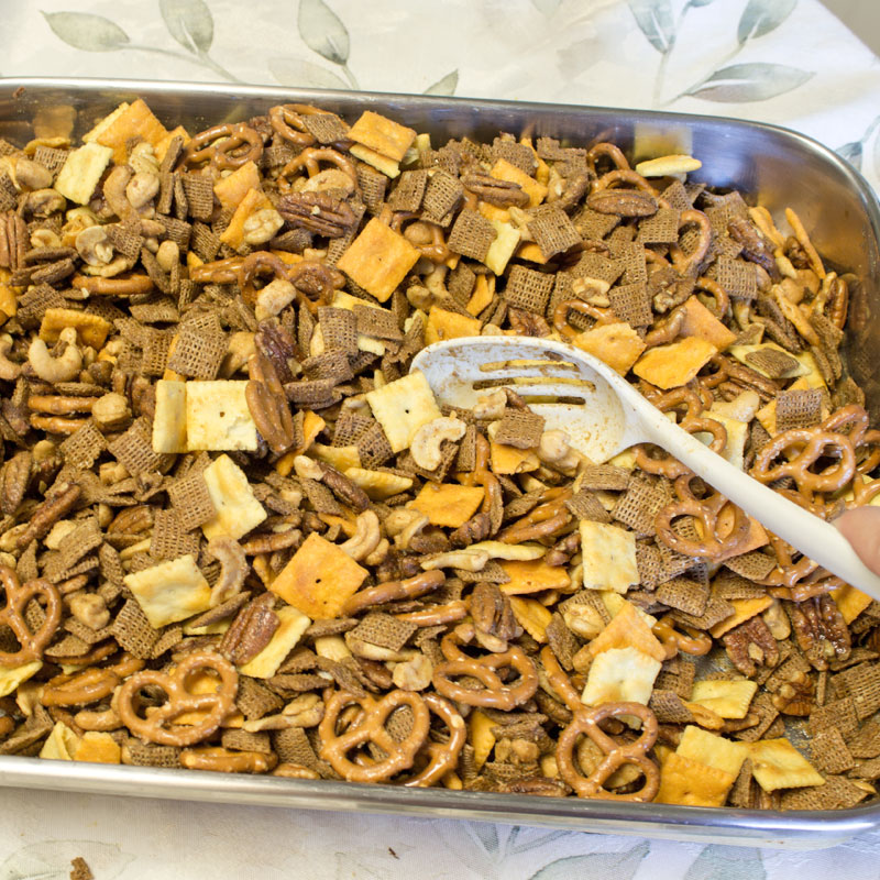 Homemade Chex Mix Recipe with Bold Flavors - These Old Cookbooks