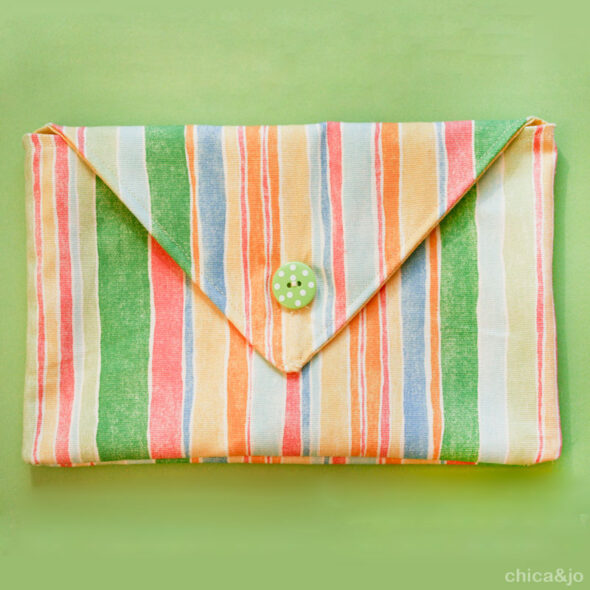 zipper pouch - happiness is a pouch full of stamps