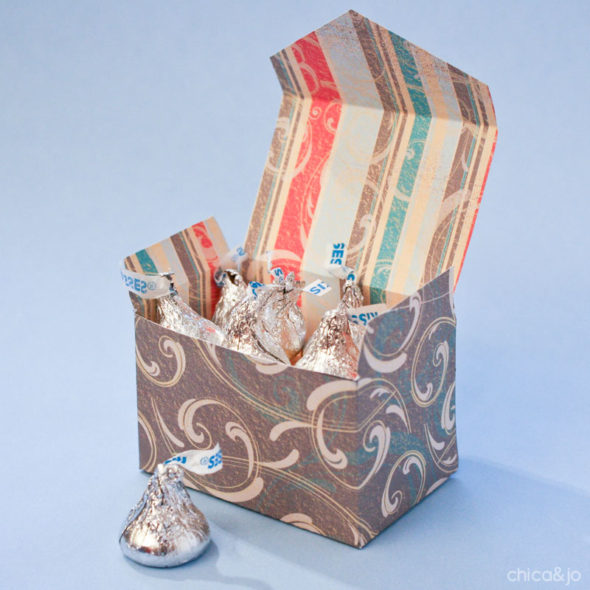 Free Wedding Favor Box Template Chica And Jo