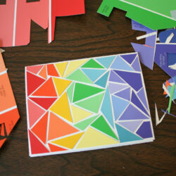 Paint chip greeting cards | Chica and Jo