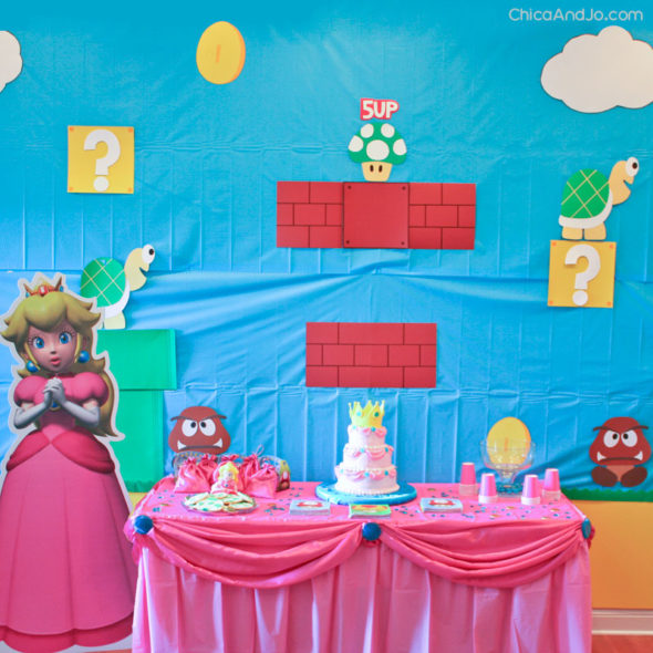  Super Mario Bros Happy Birthday Party Decorations Set