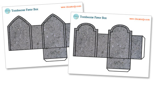 tombstone template printable