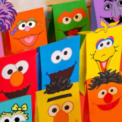 Sesame Street Party Favor Bags | Chica and Jo