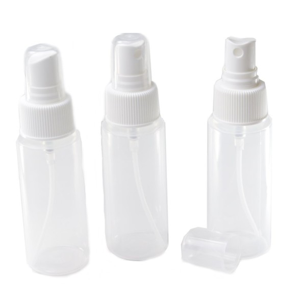 2oz Clear Plastic Spray Mist Bottles