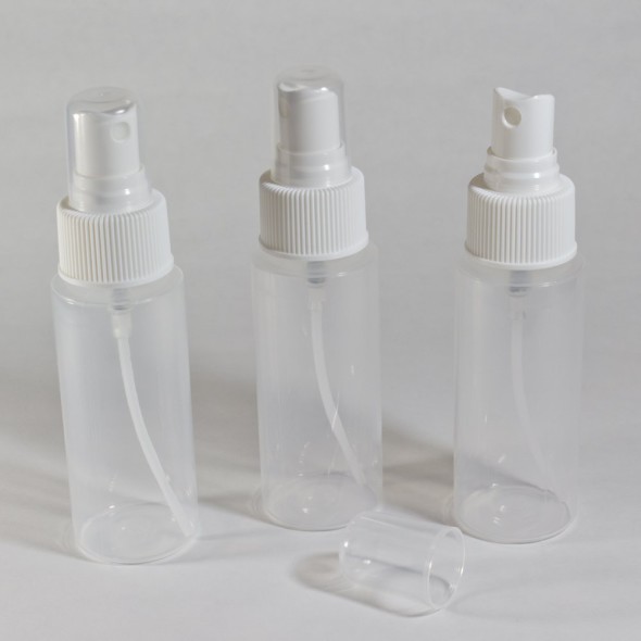 2oz Clear Plastic Spray Mist Bottles