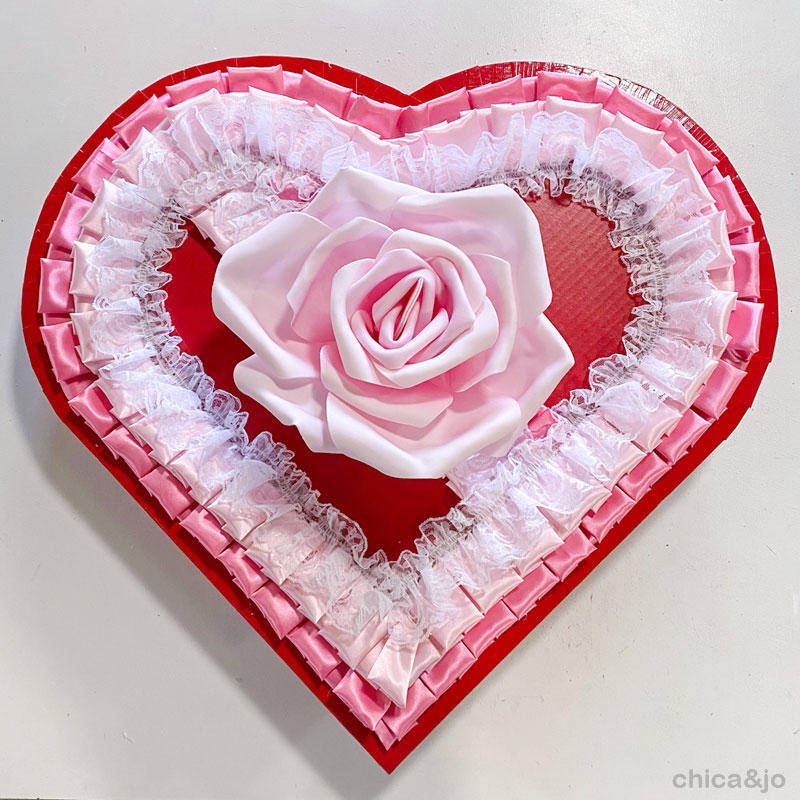 A Heart Shaped Box for Valentine's Day Crafting - The Boondocks Blog