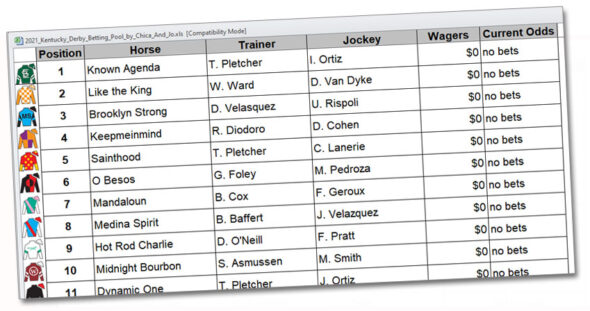 best spreadsheets for horse racing