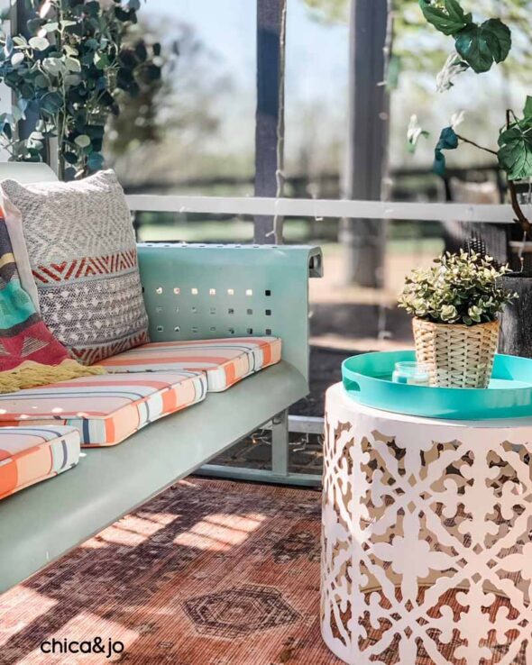 Southern screen porch decorating inspiration