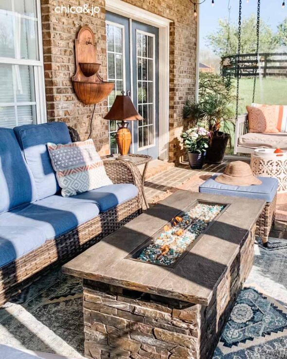 Southern screen porch decorating inspiration