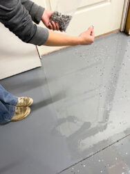 How to Finish a Garage Floor with Rust-Oleum RockSolid | Chica and Jo