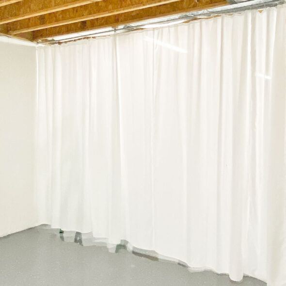 How To Hang Curtains Over Garage Doors – Huetiful Homes