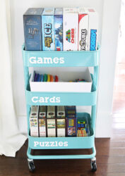 Board Game Storage Ideas | Chica and Jo