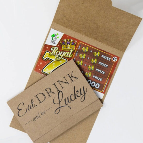Personalized Lottery Ticket Favor Bags Lottery Ticket Holders