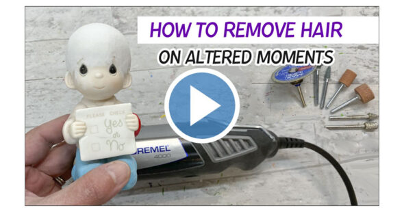 video: how to remove hair to make a bald precious moments