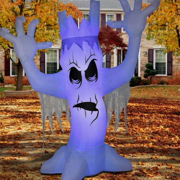 12 foot inflatable ghost giant halloween yard decor