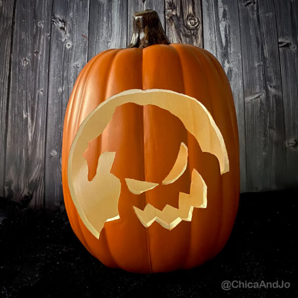 Oogie Boogie Pumpkin Stencils for Nightmare Before Christmas