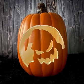 Oogie Boogie Pumpkin Stencils for Nightmare Before Christmas