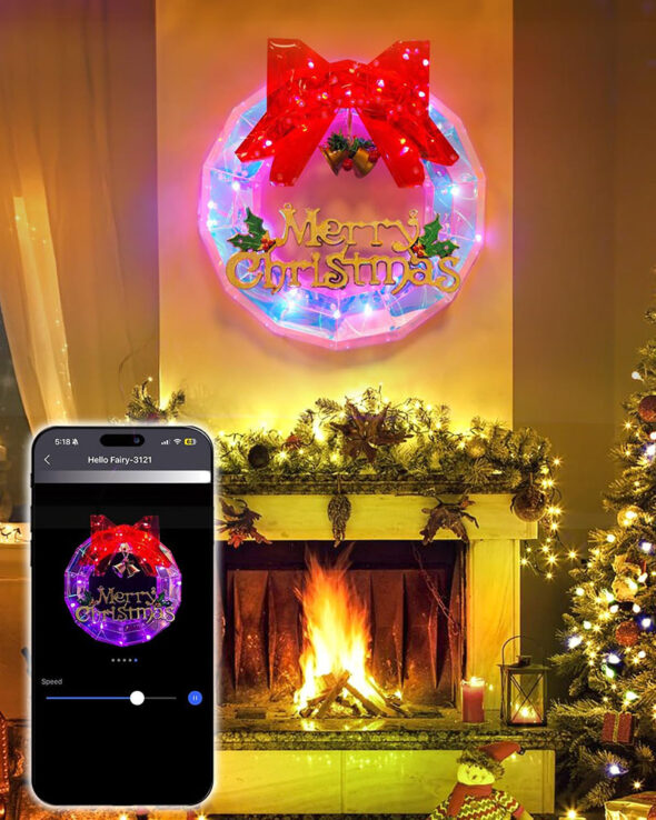 prismatic Christmas decor