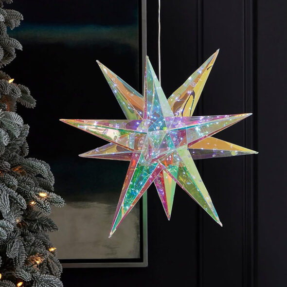 prismatic Christmas decor