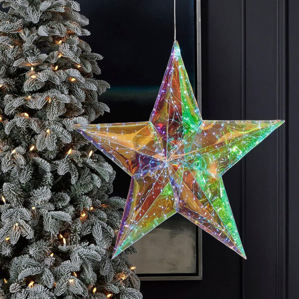 prismatic Christmas decor