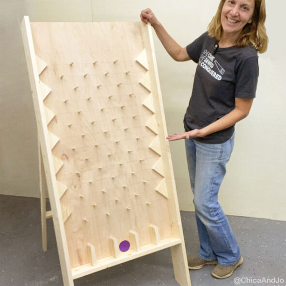 DIY Plinko Board - How to Make a Plinko Board Game