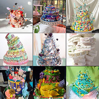 Trendy Chaos Cakes or Messy Cakes